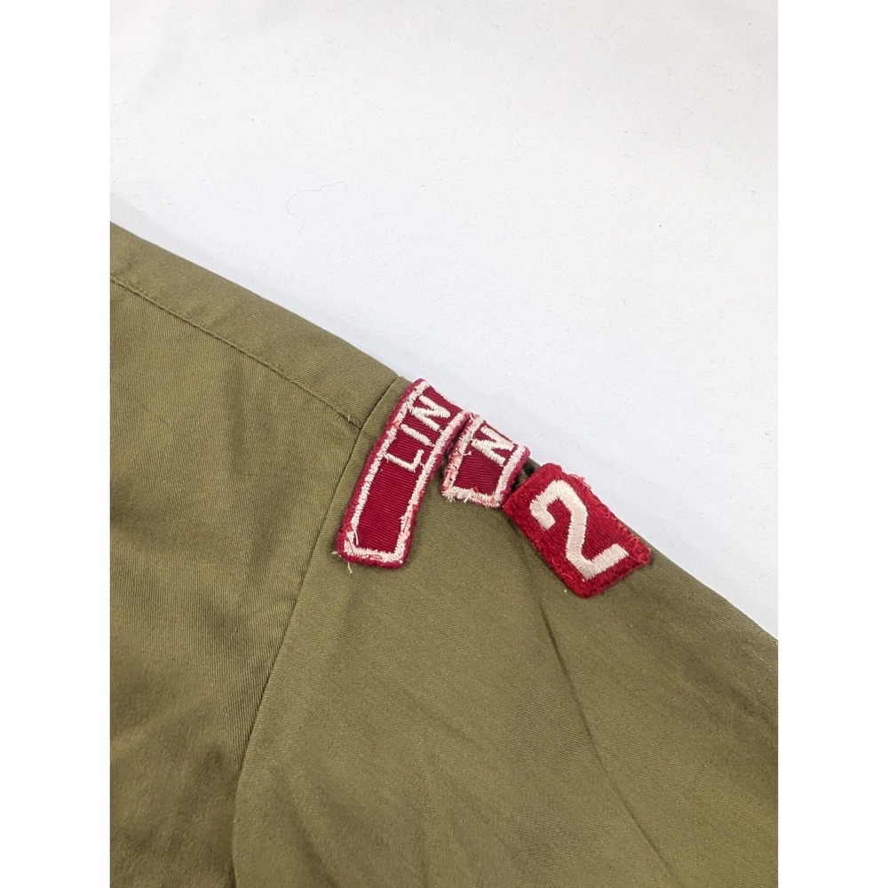 Vintage Boy Scouts of America Youth Large Uniform Shirt USA Made‎ Long Sleeve - Picture 5 of 10